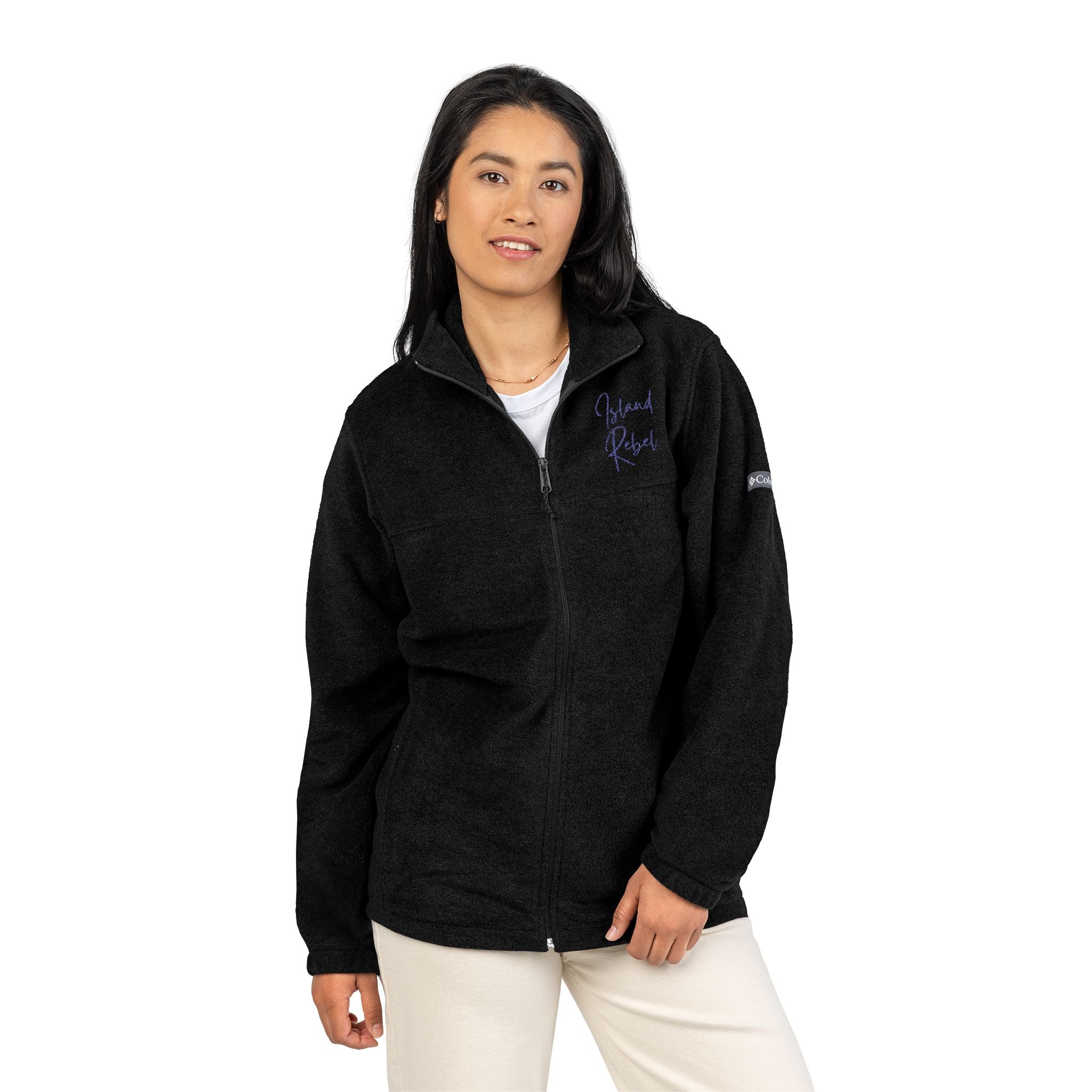 Unisex Columbia Fleece Jacket - Cozy Embroidered Outerwear for Outdoor Adventures, Perfect Gift for Winter, Hiking, Gifts for Him/Her, [...]