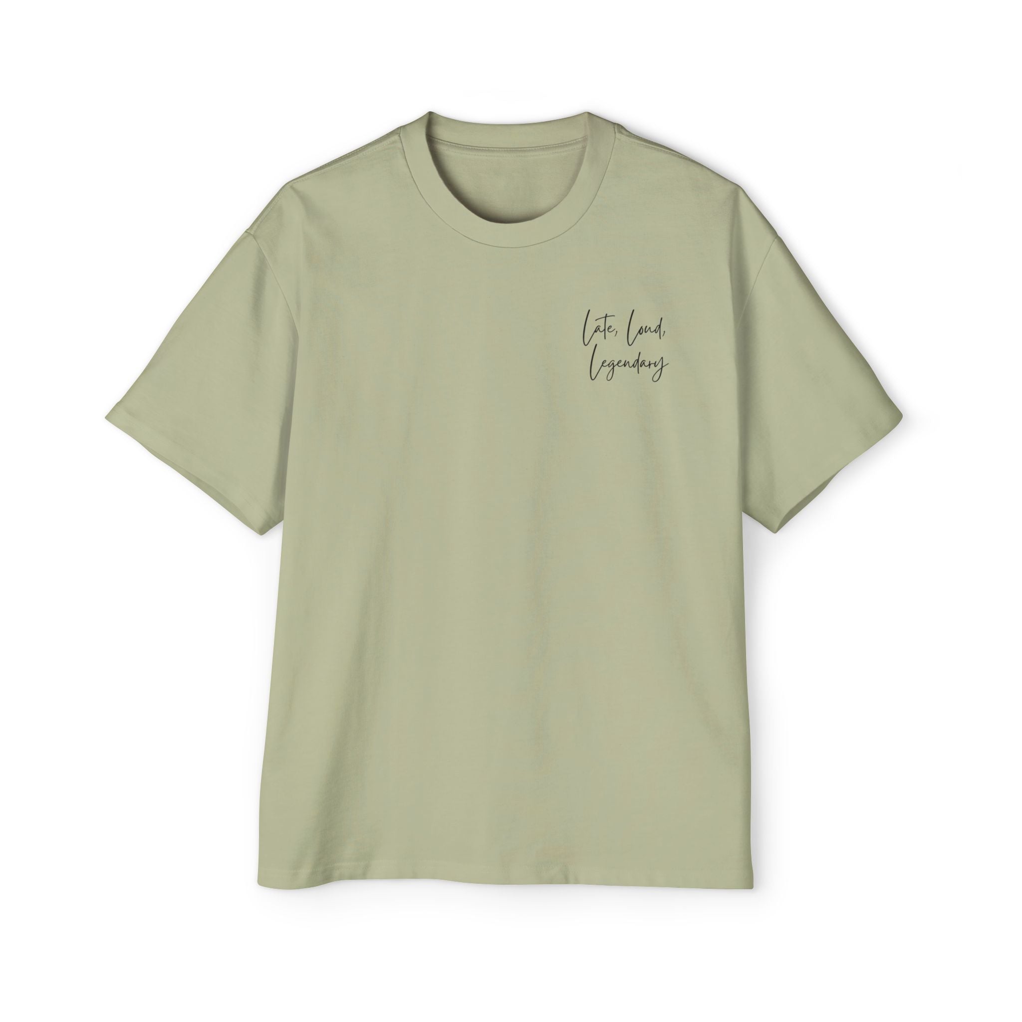 Men’s Heavy Oversized Tee – Island Rebel Graphic Shirt