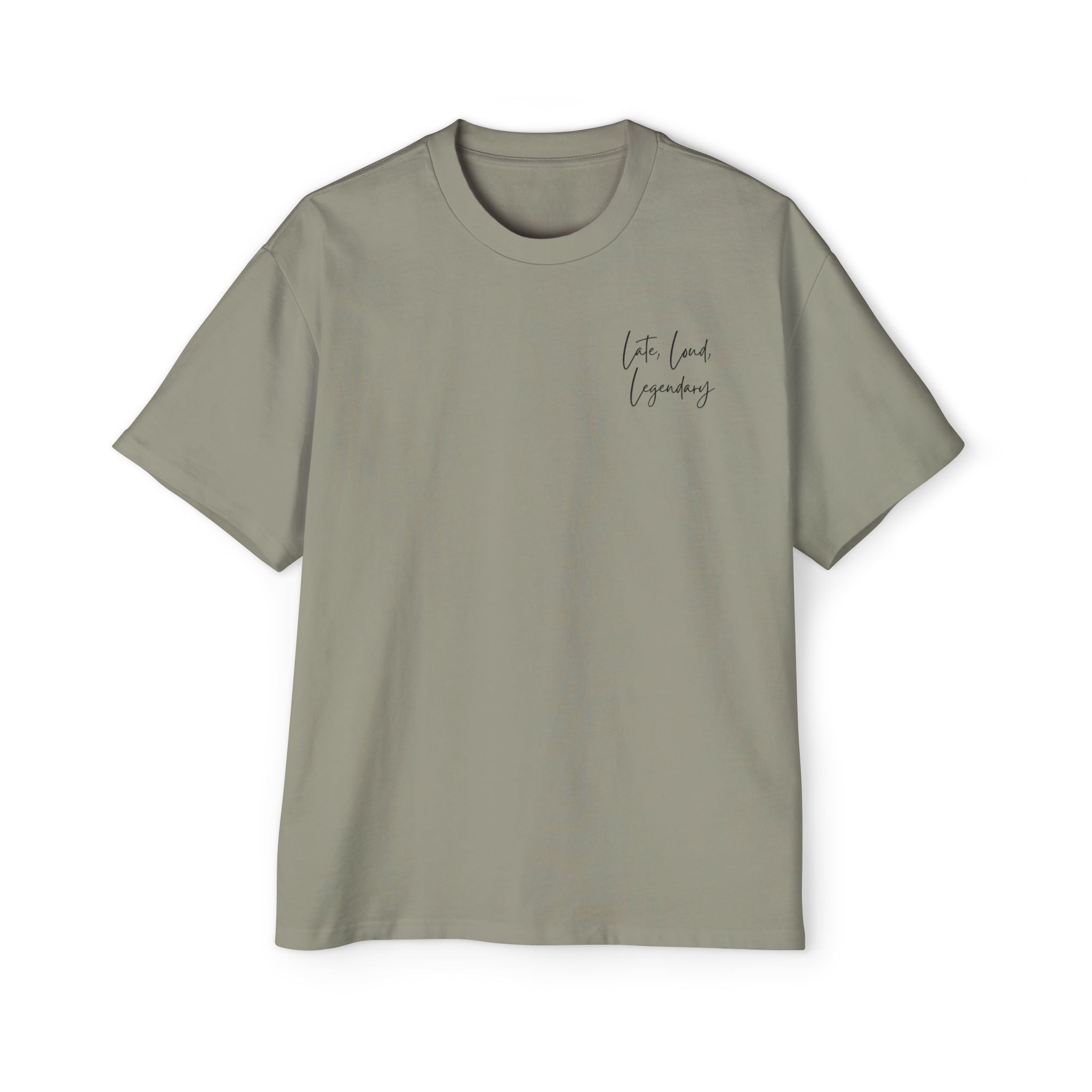 Men’s Heavy Oversized Tee – Island Rebel Graphic Shirt