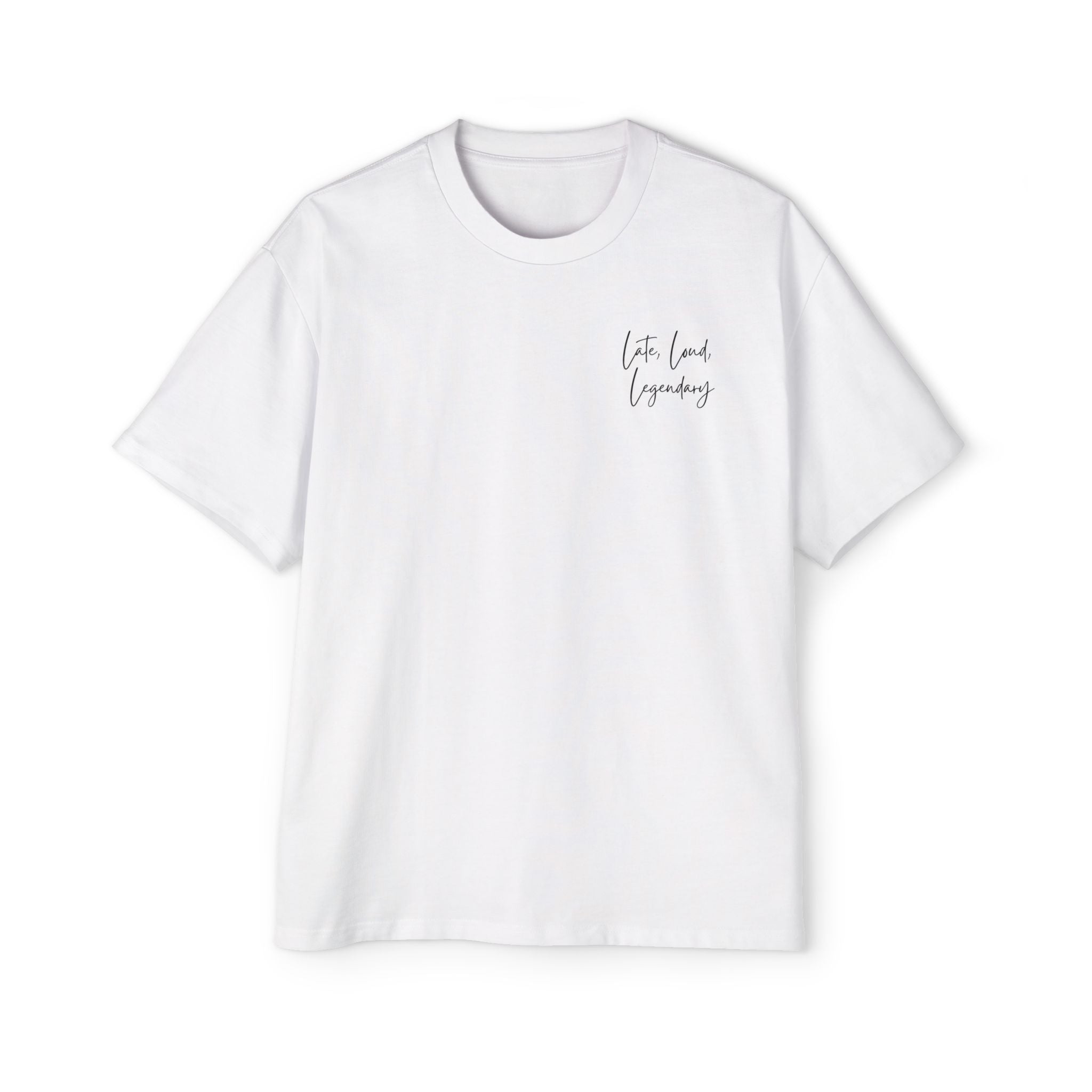 Men’s Heavy Oversized Tee – Island Rebel Graphic Shirt