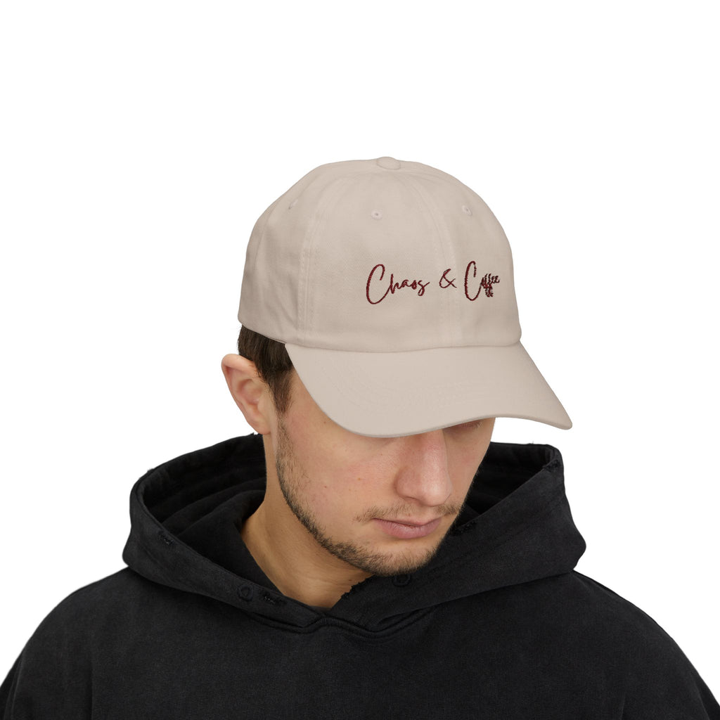 Chaos & Coffee Dad Cap – Lässige Cap für Streetstyle & Kaffee-Liebhaber
