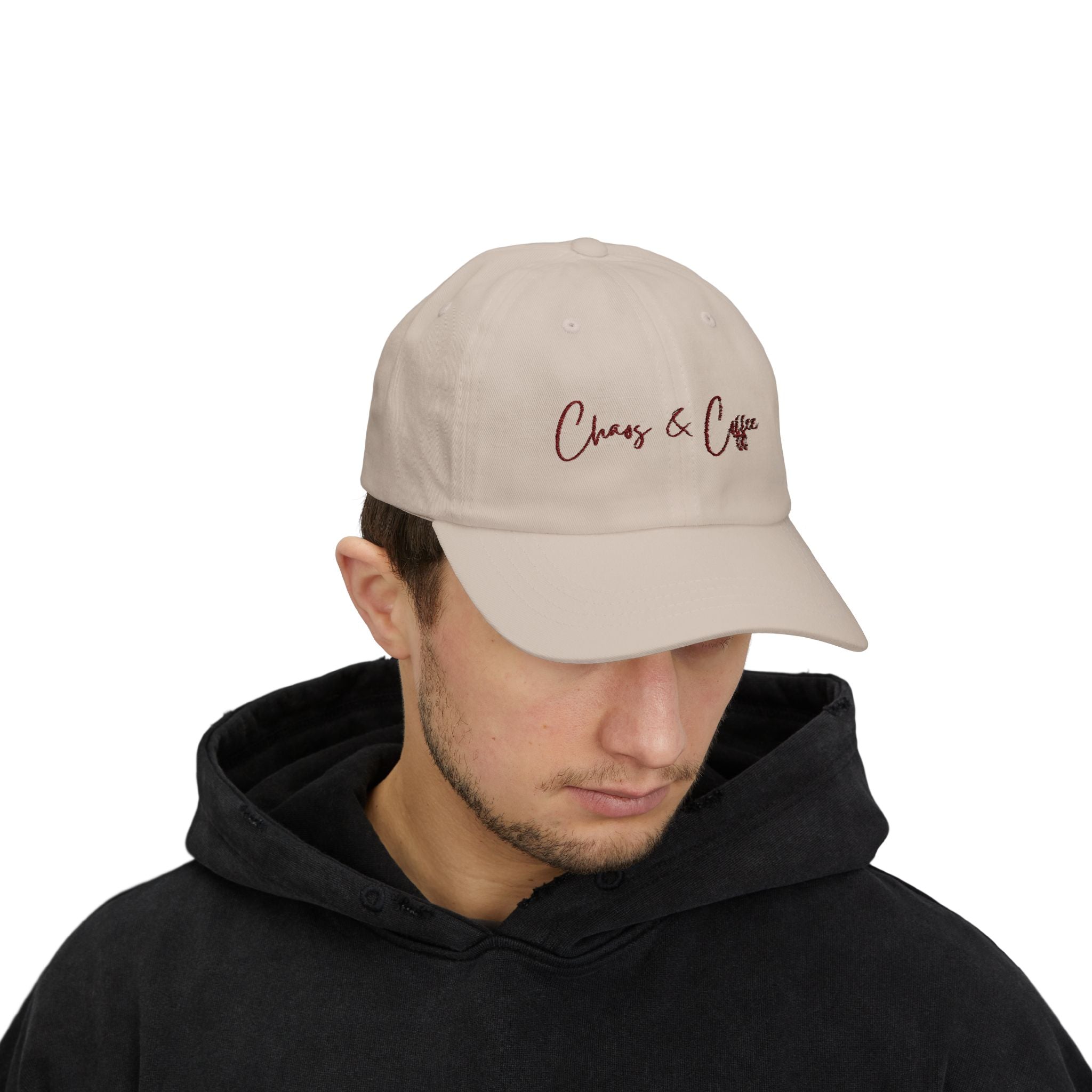 Chaos & Coffee Dad Cap – Lässige Cap für Streetstyle & Kaffee-Liebhaber