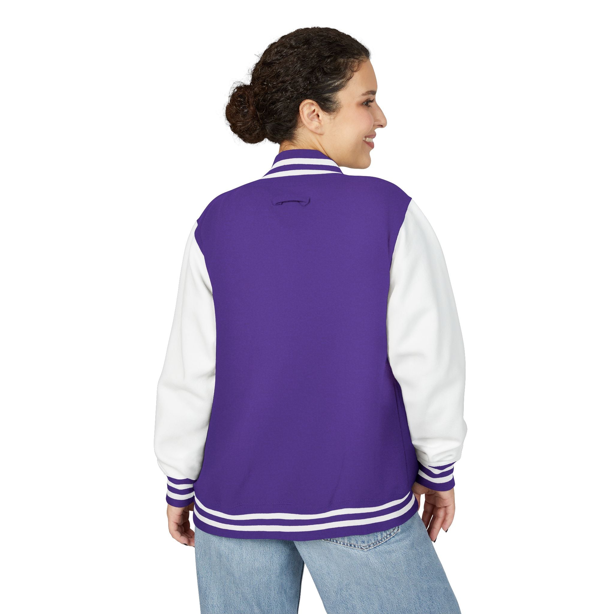 Letterman Jacke College mit Island-Rebel-Aufdruck