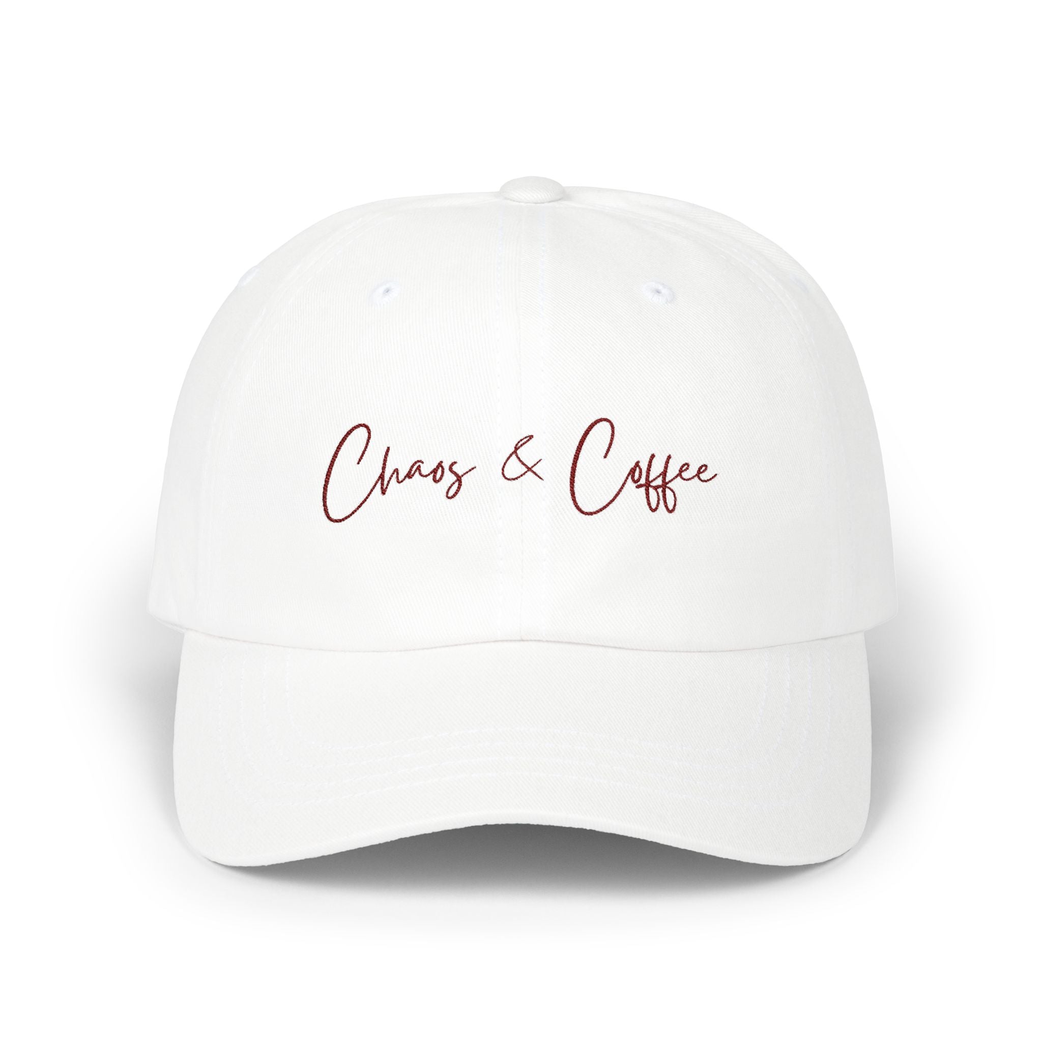 Chaos & Coffee Dad Cap – Lässige Cap für Streetstyle & Kaffee-Liebhaber