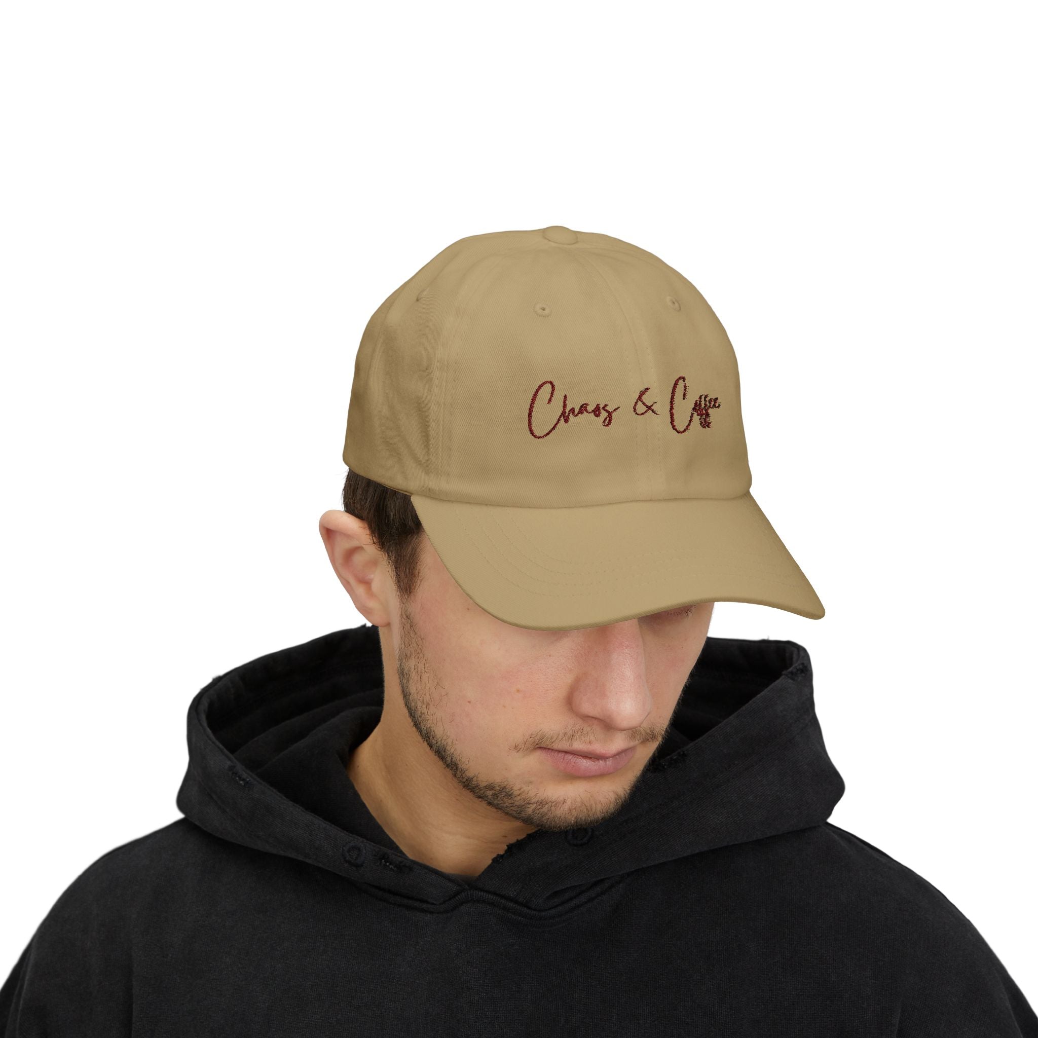 Chaos & Coffee Dad Cap – Lässige Cap für Streetstyle & Kaffee-Liebhaber