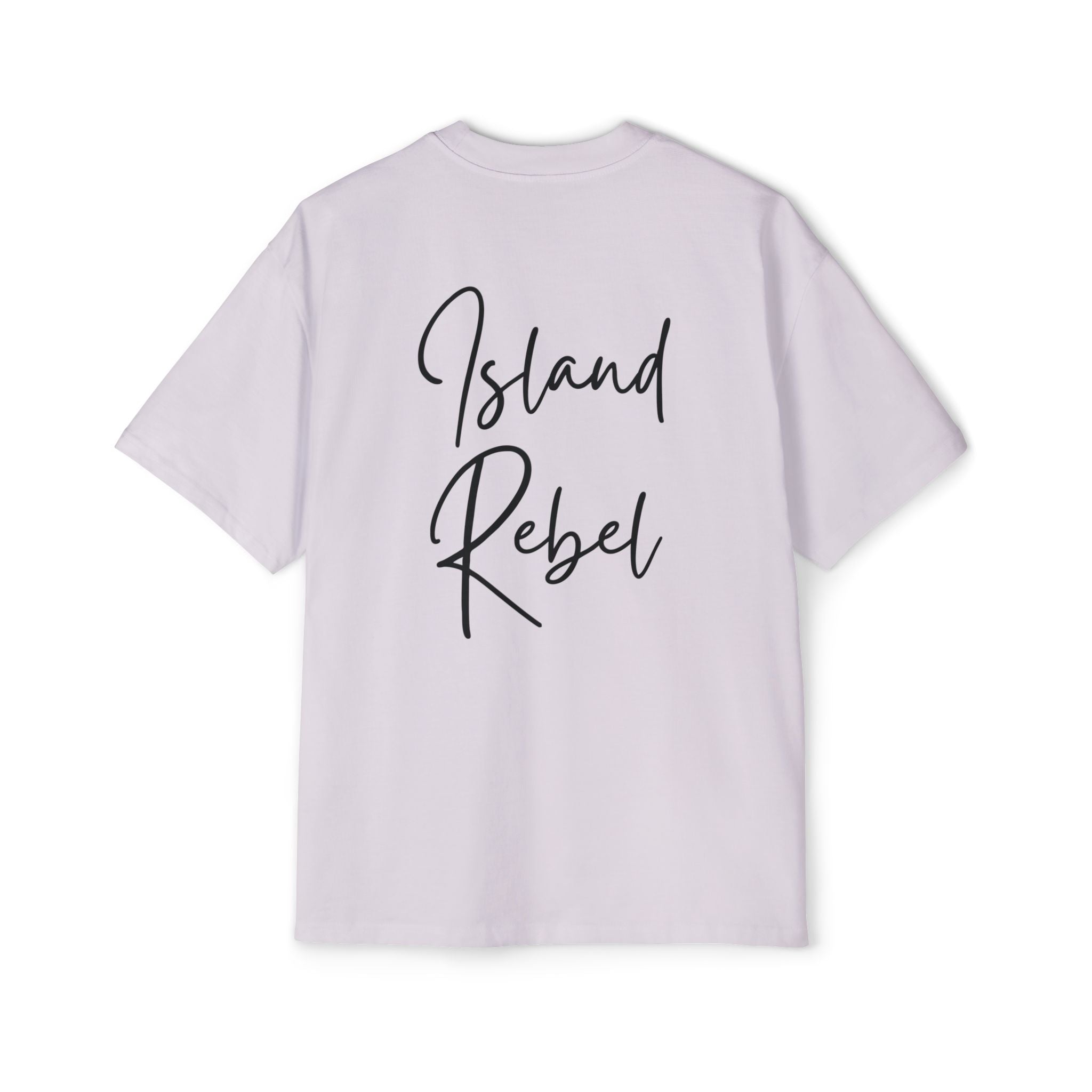 Men’s Heavy Oversized Tee – Island Rebel Graphic Shirt