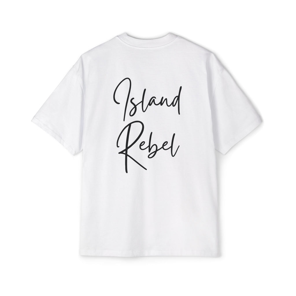 Men’s Heavy Oversized Tee – Island Rebel Graphic Shirt