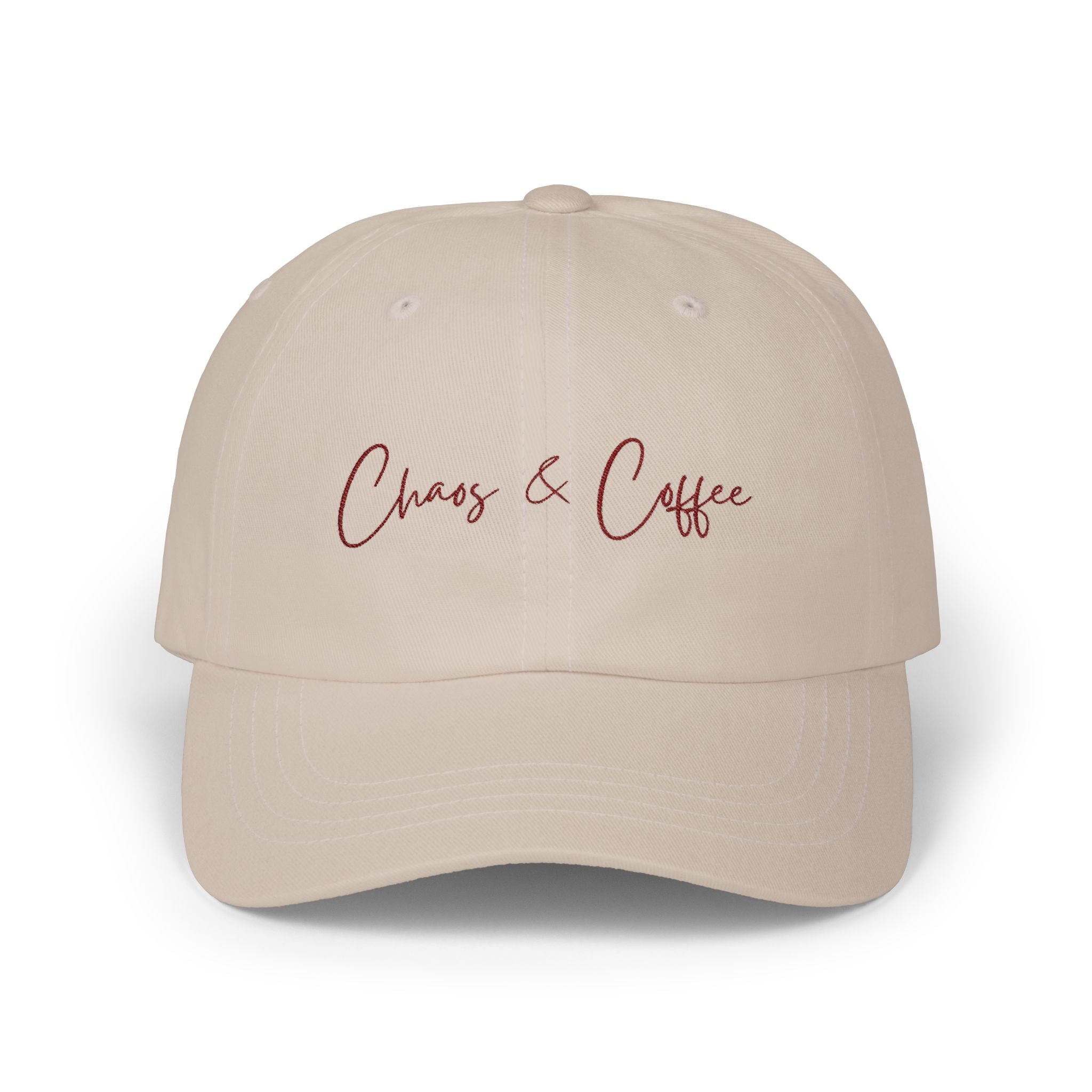 Chaos & Coffee Dad Cap – Lässige Cap für Streetstyle & Kaffee-Liebhaber