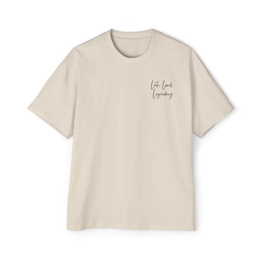 Men’s Heavy Oversized Tee – Island Rebel Graphic Shirt