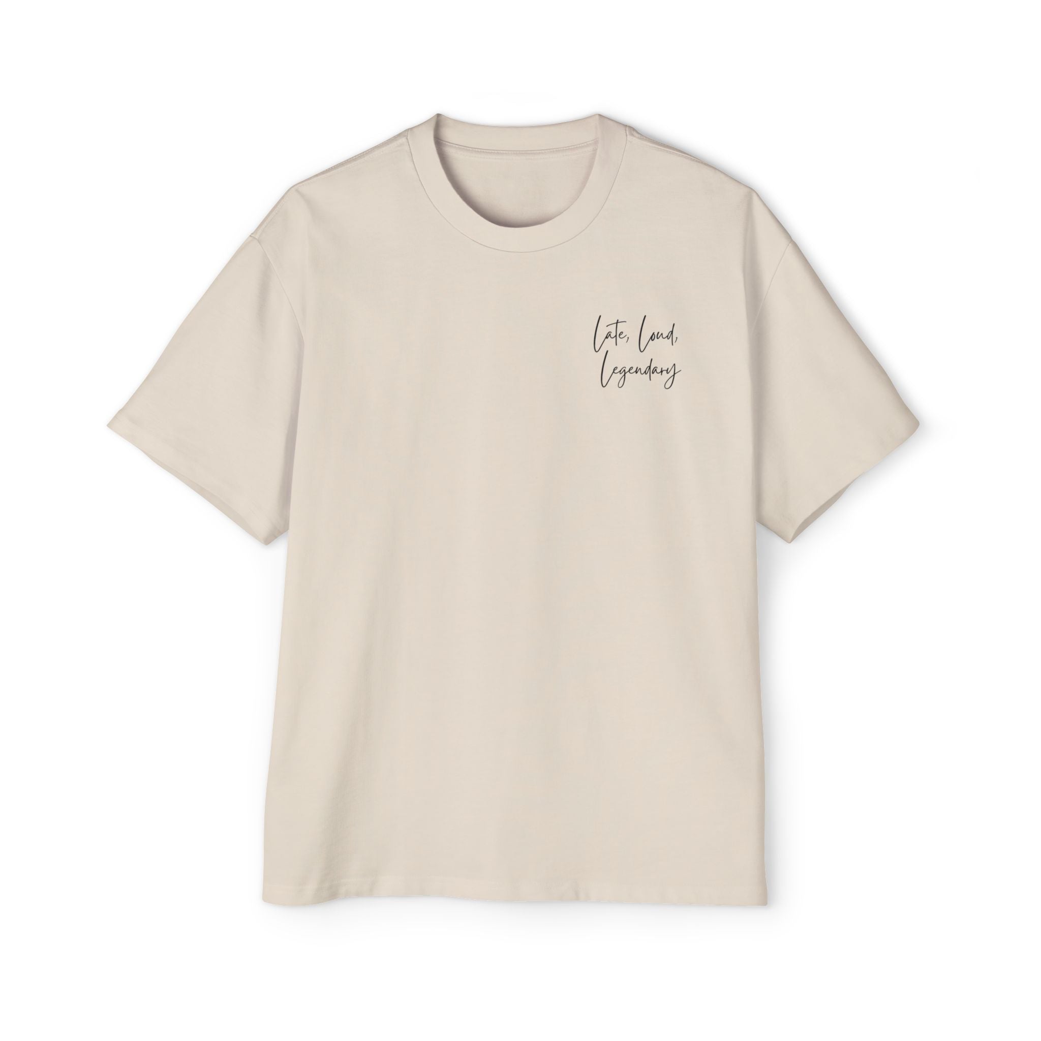 Men’s Heavy Oversized Tee – Island Rebel Graphic Shirt