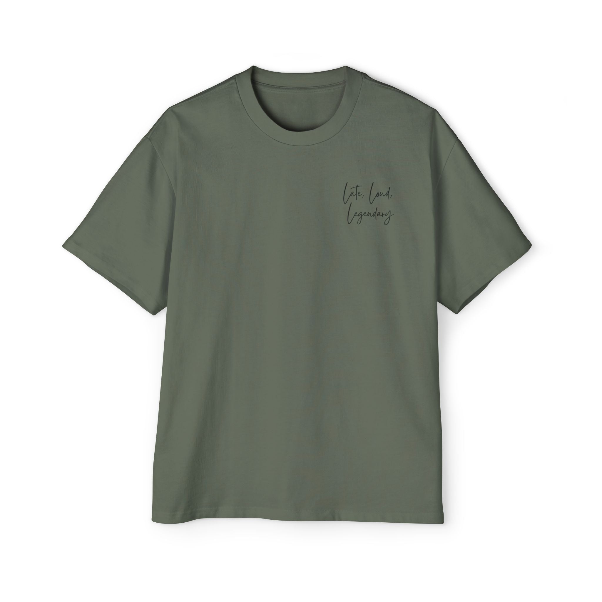 Men’s Heavy Oversized Tee – Island Rebel Graphic Shirt