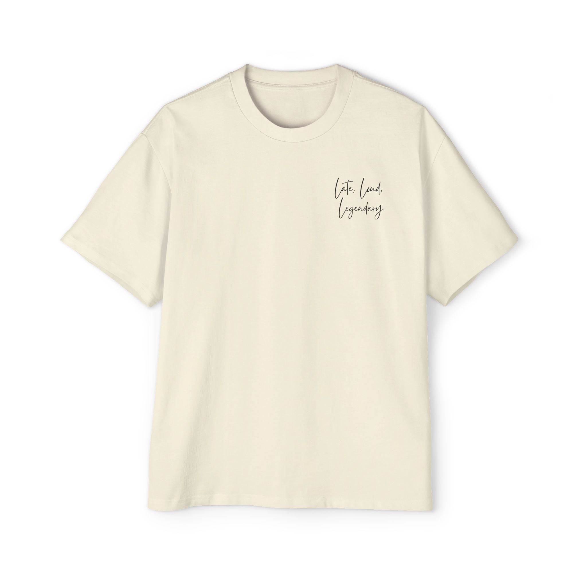 Men’s Heavy Oversized Tee – Island Rebel Graphic Shirt